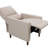 Upholstered Manual Pushback Recliner Armchair-720110322