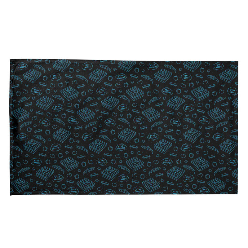 Mcguinness Tea Towel Kitchen Towel, Cotton Twill, Blue