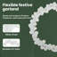 vidaXL Christmas Ball Garland 186 cm Polystyrene-1584043767