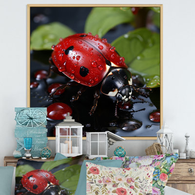 " Lively Ladybug Reflections II "