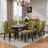 Modern Velvet Tufted Solid Wood Kitchen Chairs Upholstered Dining Chairs Set of 8-1929409418-1929409469