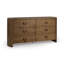 Kyrie 6-Drawer Oak Veneer Dresser