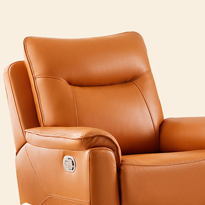 Fauteuil rotatif confortable, Orange