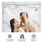 Pomme de douche double 5 réglages avec barre coulissante réglable - Pomme de douche double haute pression pour couple, chrome-128729927