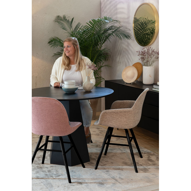 Albert Kuip Upholstered Dining Chair, Pink