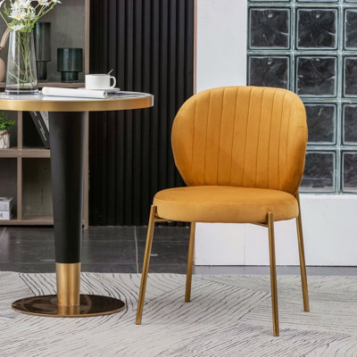 Velvet Upholstery Dining Chair
