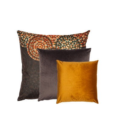 Hendrix Geometric Square Cushion