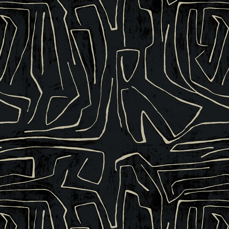 Upholstered Bed, Twin, Graffito Onyx Beige