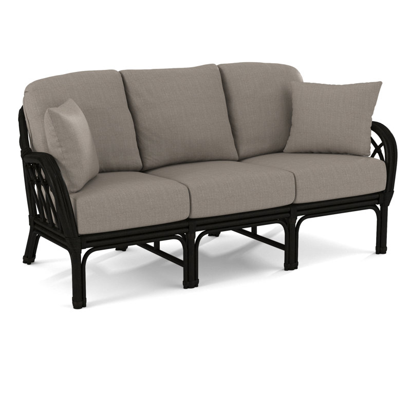 Edgewater Sofa, Stone Crypton Performance; 0884-83, Antique Black