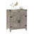 Gray Sideboard with Barn Door and Drawer