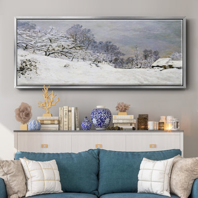 The Road in front of Saint- Framed Canvas