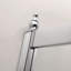 Porte de douche 36 po x 72 po avec cabine de douche encadrée en chrome