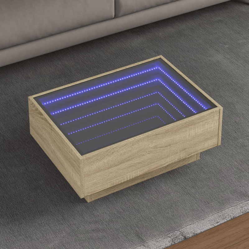 Dailynn Coffee Table, 30cm H x 70cm L x 50cm W, Sonoma Oak