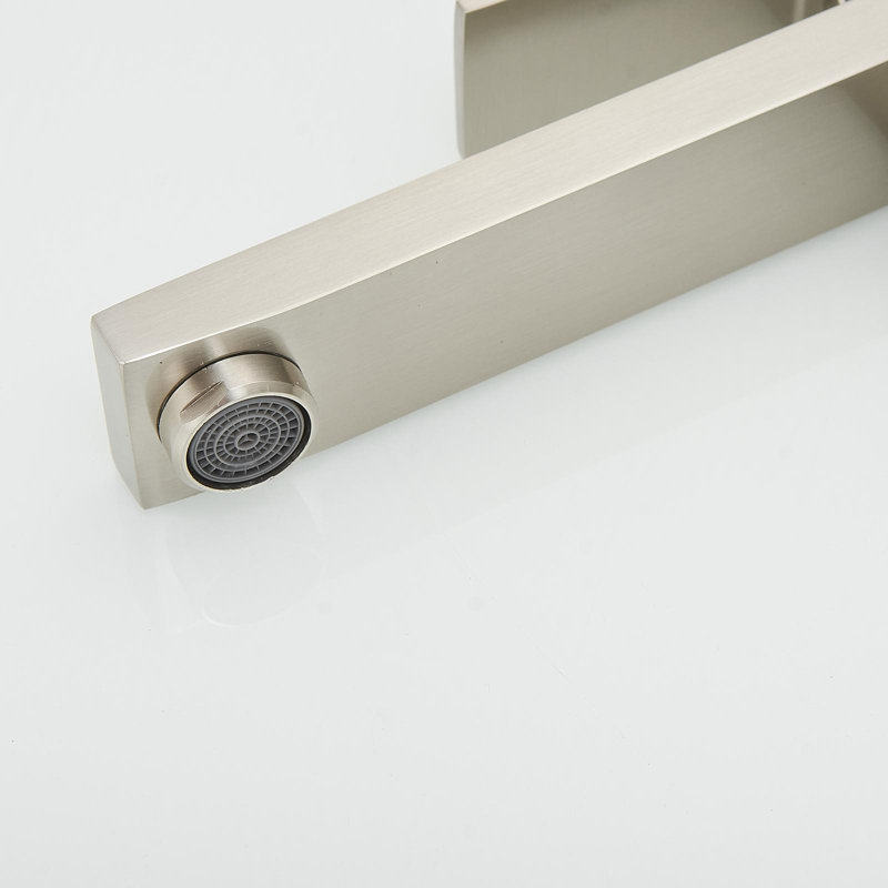 Single Hole Single Handle Bathroom Vessel Sink Faucet, Brushed Nickel