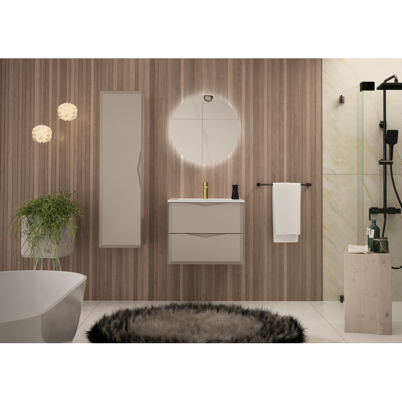 Areke 61 mm Wall Mounted Bathroom Vanity
