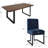 Cederick 5-Piece Rectangular Dining Table Sets-101986284-101986285