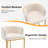 Modern Bar Stools, 26 inch Velvet Counter Height Bar Stools With Comfy Backrest And Arms, Gold Metal Frames For Counter, Kitchen Island, Pub-2007576585-2007576584