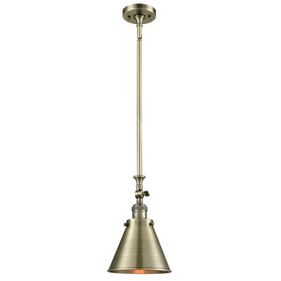 Luminaire suspendu conique à 1 lumière Donovan