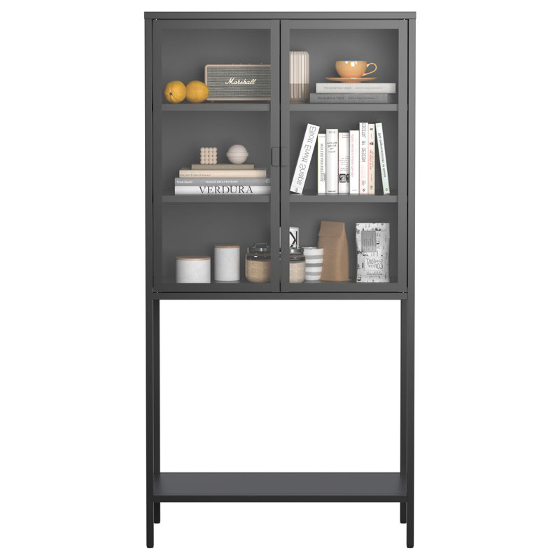 Armoire de rangement en métal, Noir