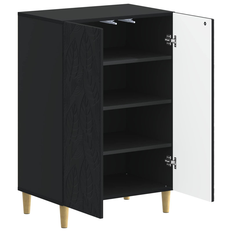 Shoe Storage, 90 cm H x 59.5 cm W x 39.5 cm D, Black
