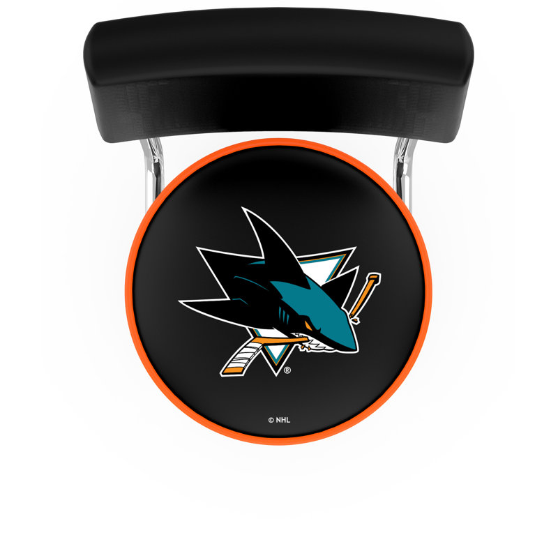 Tabouret de comptoir pivotant 25 po NHL, San Jose Sharks