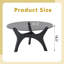 Table basse en verre de 31,5 pouces