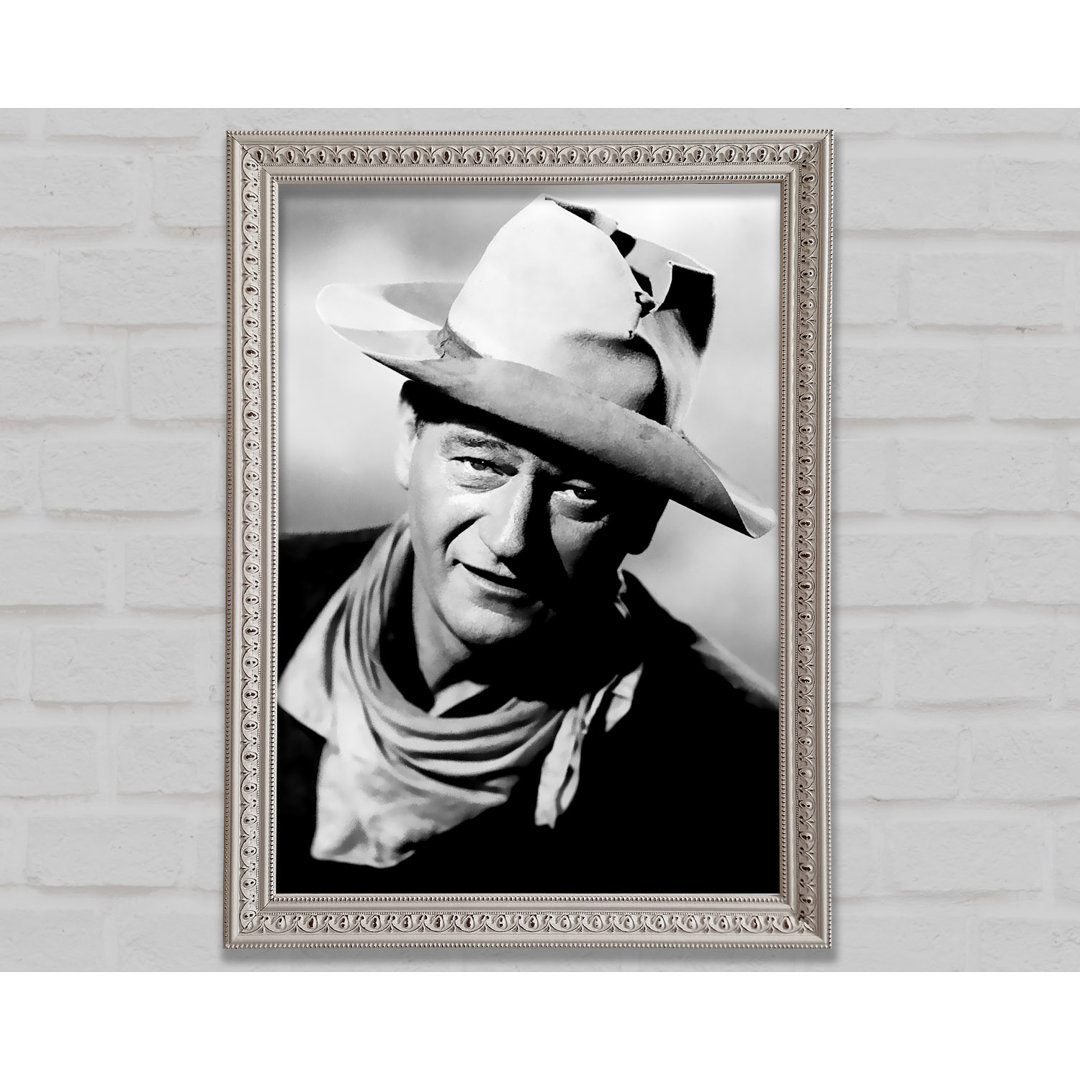 John Wayne Cowboy - Einzelner Bilderrahmen Kunstdrucke