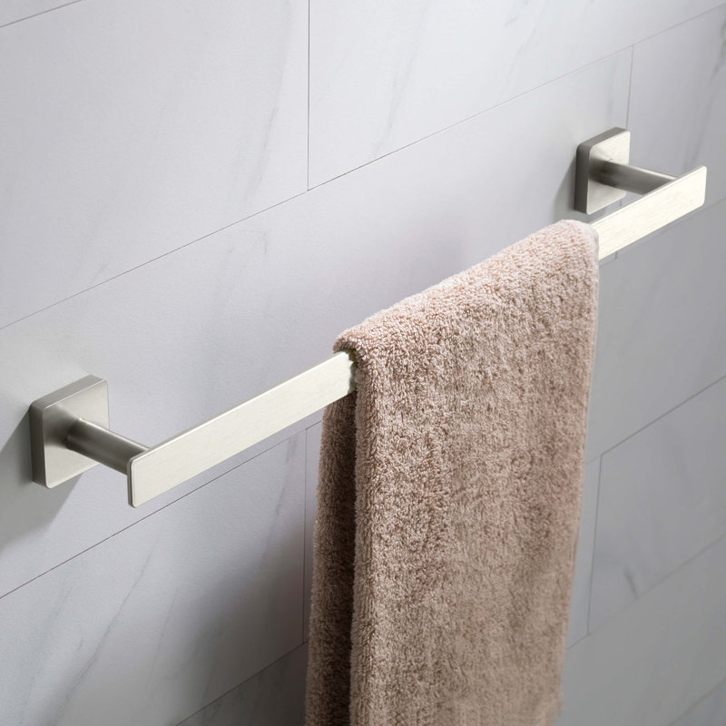 Blaze 19'' 1 Wall Towel Bar, Brushed Nickel