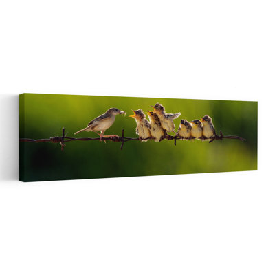 Nurturing Bird Family by Iwan Tirtha - Print