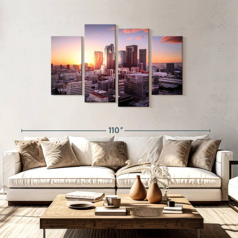 Los angeles golden horizon Sireci, H 48 po x l 75 po