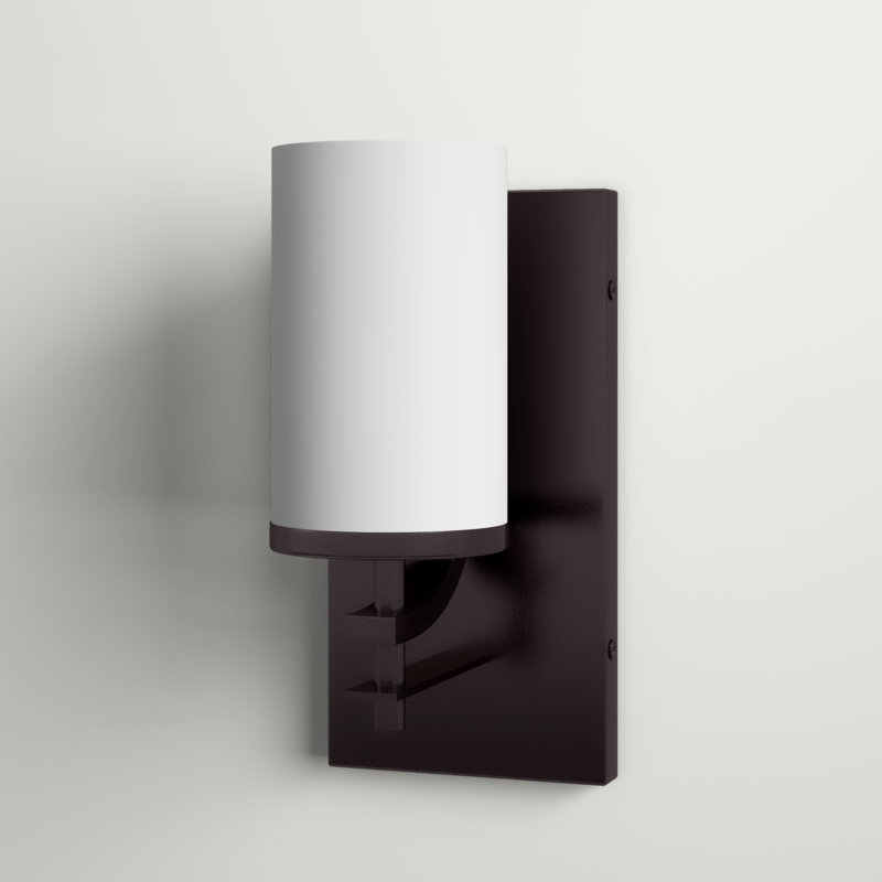 Agnes 1 - Light Dimmable Armed Sconce in English Bronze, English Bronze