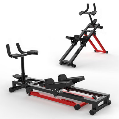 3-en-1 colonne vertébrale Twist Stretcher et escalier pas à pas et taille formateur, réglable dos tendeur pour l'exercice du bas du dos, l'activation du noyau et l'entraînement de tout le corps