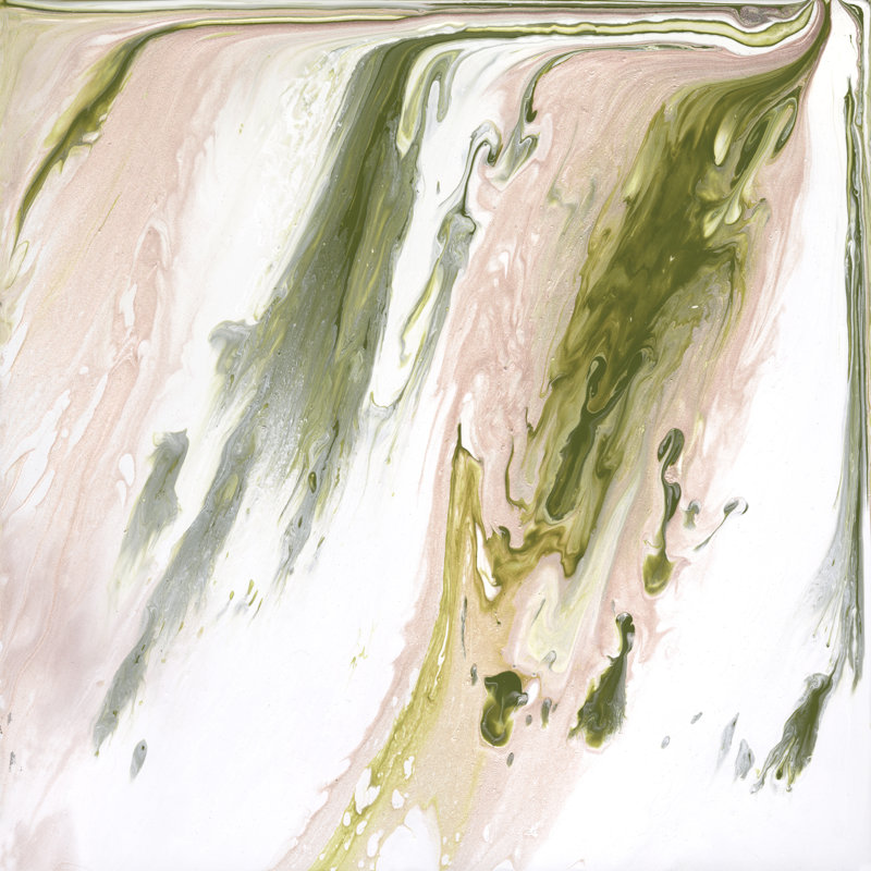 Lime chatoyant II, H 12 po x l 12 po