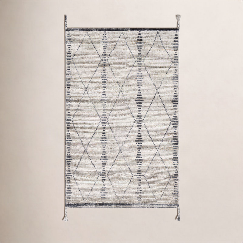 Moroccan Area Rug, Rectangle 8'10" x 12'