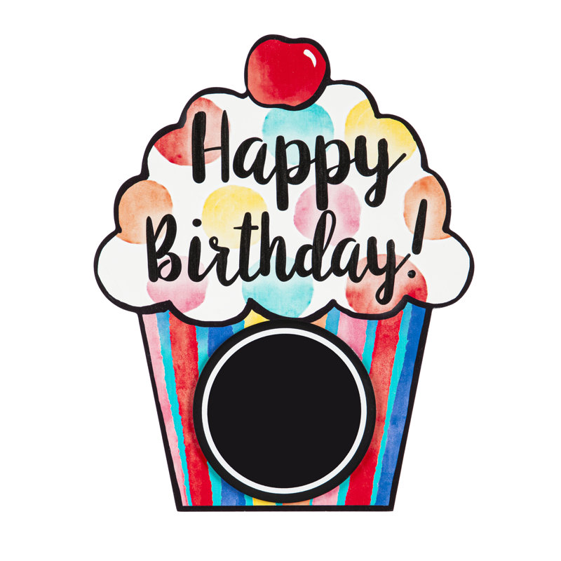 Plaque décorative Hafren «Happy Birthday»