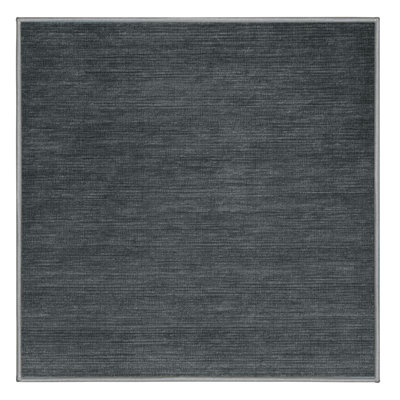 Tapis gris uni lavable à la machine
