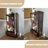 Nut brown Solid  Wood Display Cases
