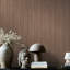 Fibre Stripe Chocolate Wallpaper-1872788690