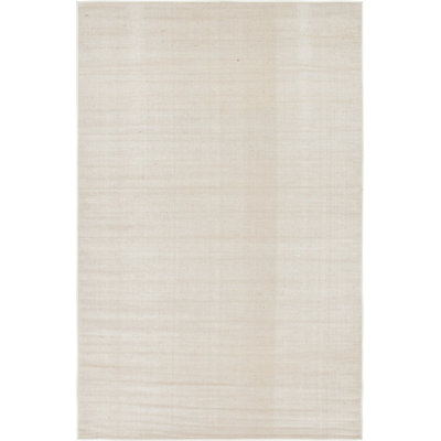 Tapis beige tissé à la machine Arzilla