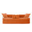 Canapé-lit convertible pliable avec dossier amovible-1553859542