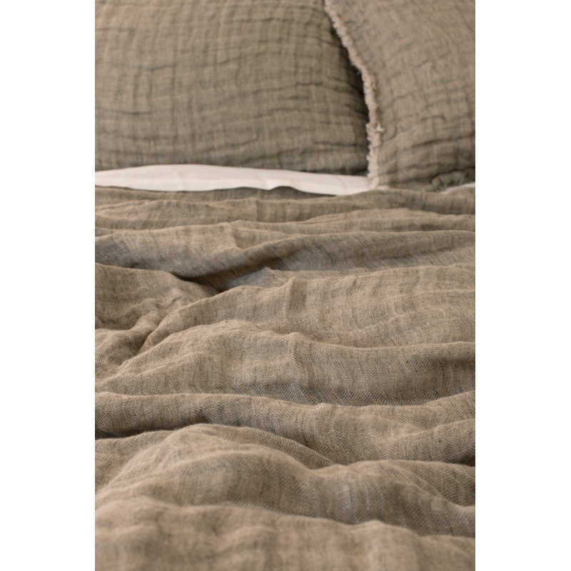 Brissia Linen Sham - Standard, 20" H x 36" W