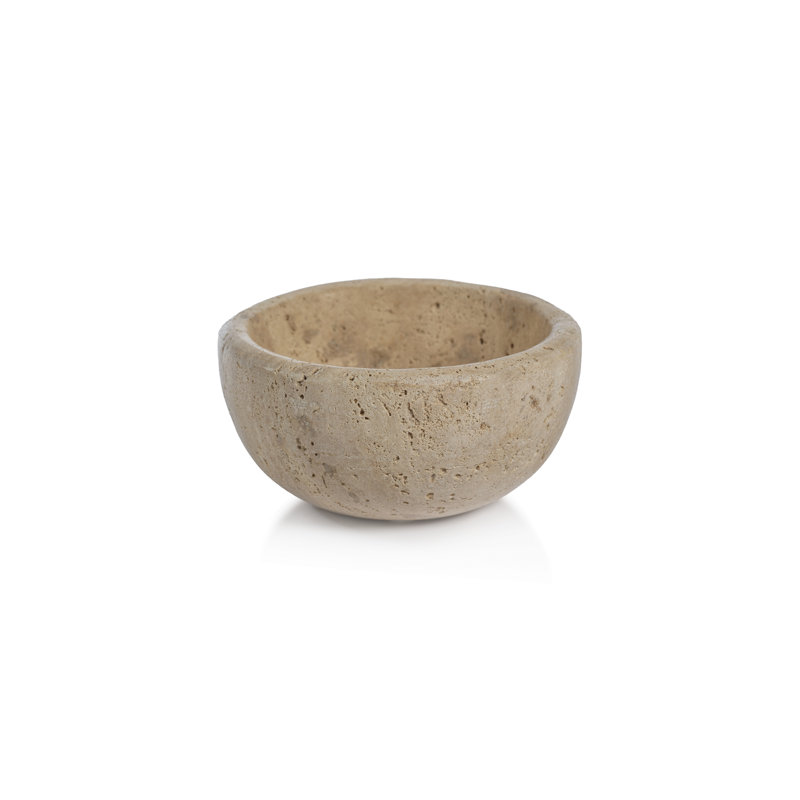 Bol en travertin beige Margate MultiServe, 5