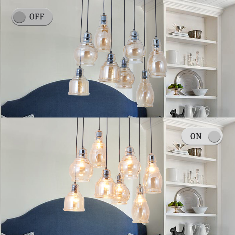 8 - Light Dimmable Cluster Pendant