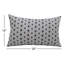 Housse de coussin et insert rectangulaire Liza en bleu / blanc / rouge