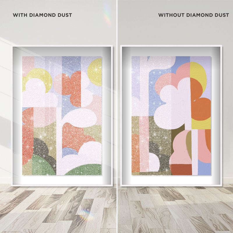 Cloudy Pop Set Set by Oliver Gal, 11.5"H x 16.5"W, White Shadowbox