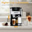 20 Bar Espresso Machine Coffee Maker - Automatic Milk Frother, Touchscreen, Instant Heating