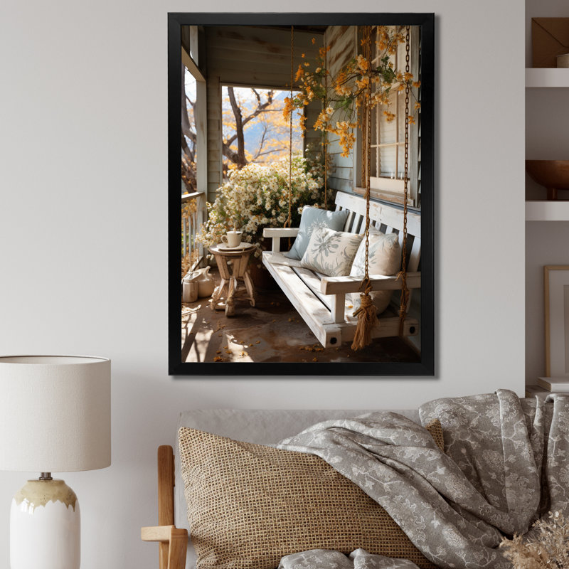 Valice Farmhouse Gentle Breeze II, Noir, H 40 po x l 30 po x P 1,5 po