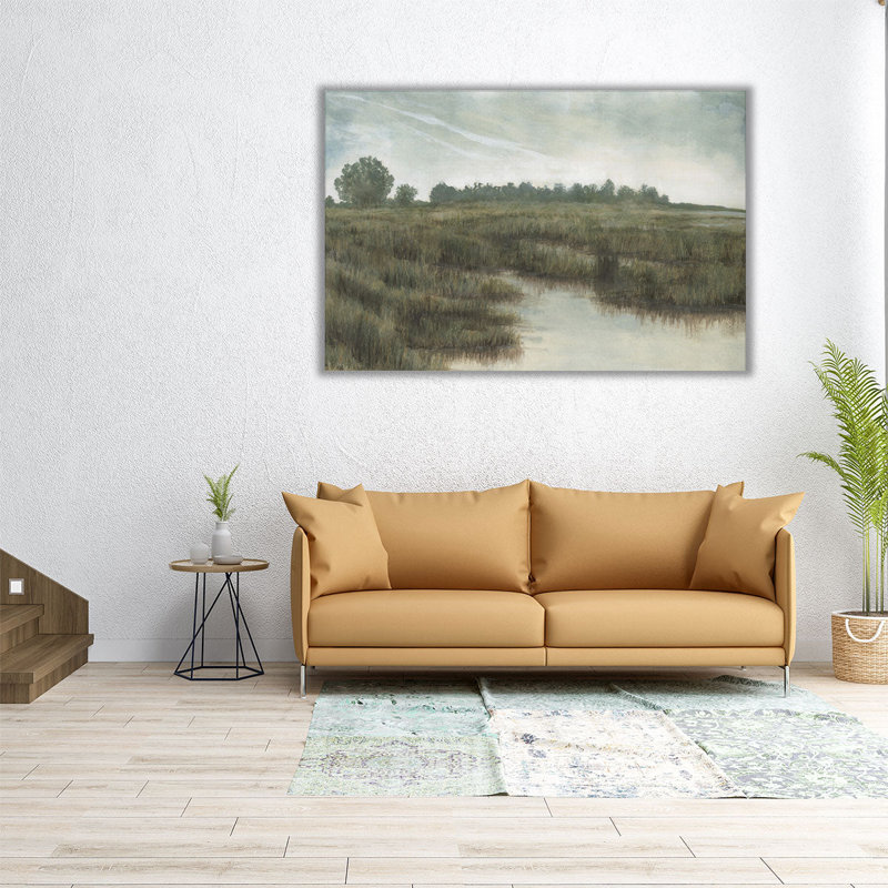 «Overcast Inlet II», reproduction d'art sur toile, H 40 po x l 60 po