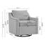 Fauteuil d'appoint pivotant en tissu Elacqua-106588602