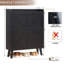 Armoire à chaussures avec rangement pour le hall d'entrée et 2 tiroirs rabattables-129110314